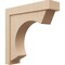 Ekena Millwork 7"W x 28"D x 28"H Thin Emerson Rough Cedar Woodgrain TimberThane Corbel, Primed Tan CORUR07X28X28EMRRCPR - alternate 1